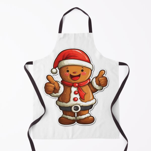 Item preview, Gingerbread Christmas Thumbs Up | Sticker, T-Shirt designed and sold by NicolasGlowArt.