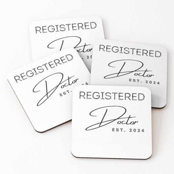 Item preview, Registered Doctor est 2024 designed and sold by InnovativeGFX.