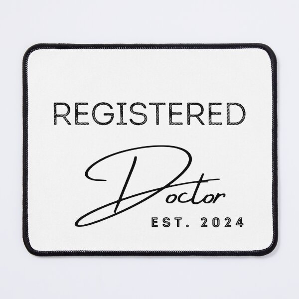 Item preview, Registered Doctor est 2024 designed and sold by InnovativeGFX.