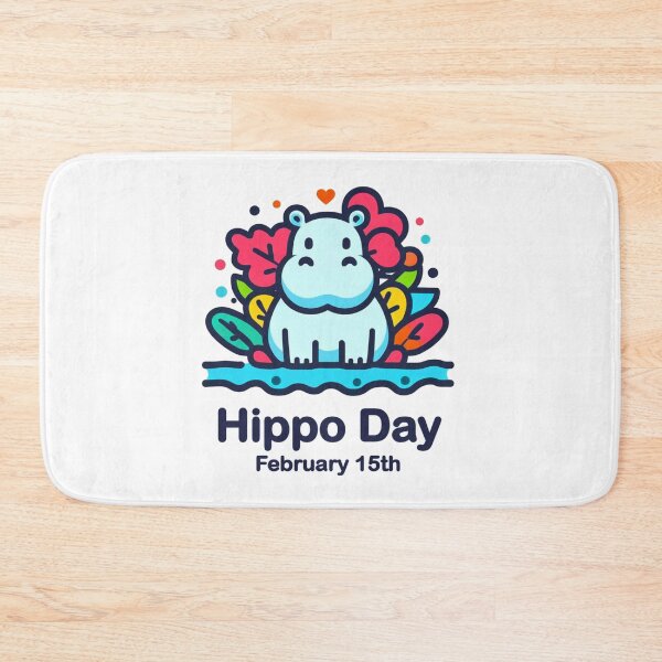 Item preview, Feb 15th - Hippo Day designed and sold by CrankyOldDude.