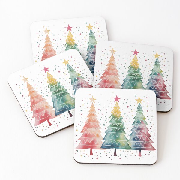 Item preview,  "Whispers of the Evergreens: A Trio of Enchanting Watercolor Pines" designed and sold by raphicha365.
