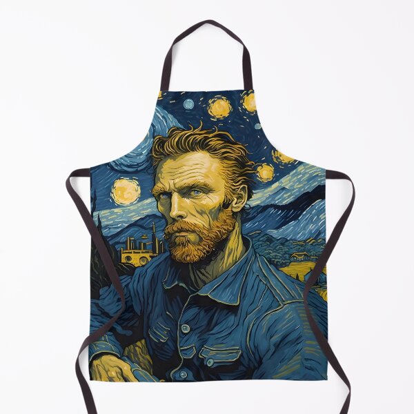 Item preview, Van Gogh - Starry Night, self portrait design - 1 designed and sold by vsartmaking.