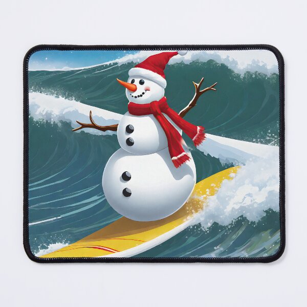 Item preview, Snowman Surfer #2 On Vacation - Chill Yule Shred designed and sold by Artekinium.
