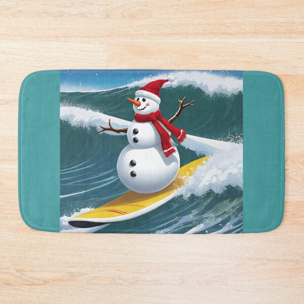 Item preview, Snowman Surfer #2 On Vacation - Chill Yule Shred  designed and sold by Artekinium.