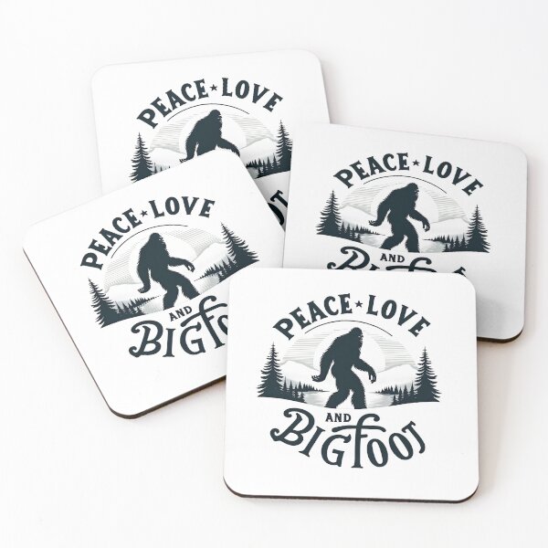 Item preview, Peace, Love, and Bigfoot designed and sold by MAPDDesigns.