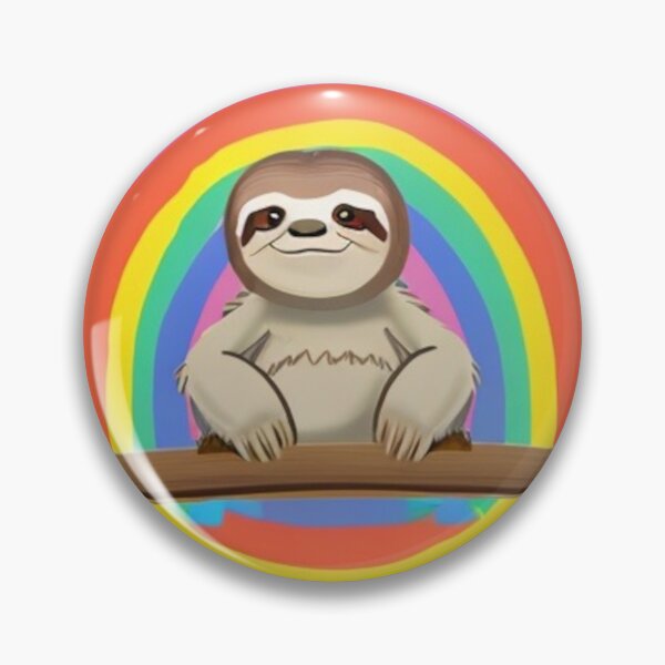 Artikelvorschau, Faultier-Regenbogen-Chilling entworfen und verkauft von NeilODonnell.