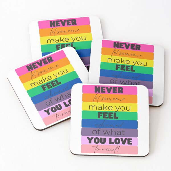 Item preview, Never let someone make you feel ashamed of what you like to read! designed and sold by CoverToCover.
