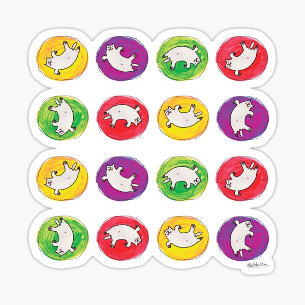 Rainbow Cats Sticker