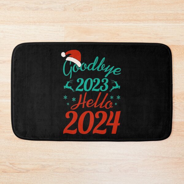 Item preview, Goodbye 2023 Hello 2024 Merry Christmas Happy New Year designed and sold by artworkbyrihen.