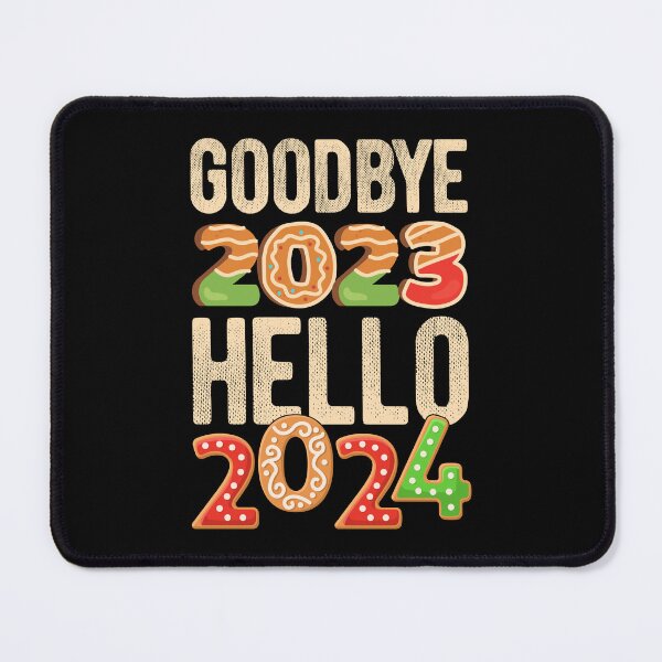 Item preview, Merry Christmas And Happy New Year Goodbye 2023 Hello 2024 designed and sold by artworkbyrihen.
