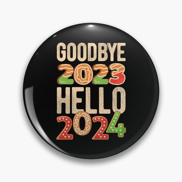 Item preview, Merry Christmas And Happy New Year Goodbye 2023 Hello 2024 designed and sold by artworkbyrihen.