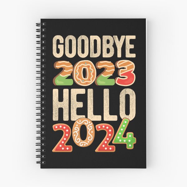 Item preview, Merry Christmas And Happy New Year Goodbye 2023 Hello 2024 designed and sold by artworkbyrihen.