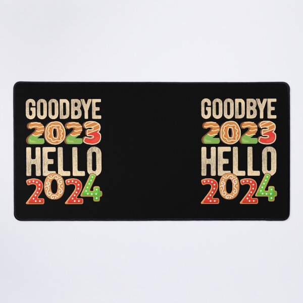 Item preview, Merry Christmas And Happy New Year Goodbye 2023 Hello 2024 designed and sold by artworkbyrihen.