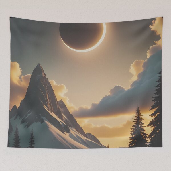Item preview, Eclipse Over Peaks designed and sold by RuyaFab.