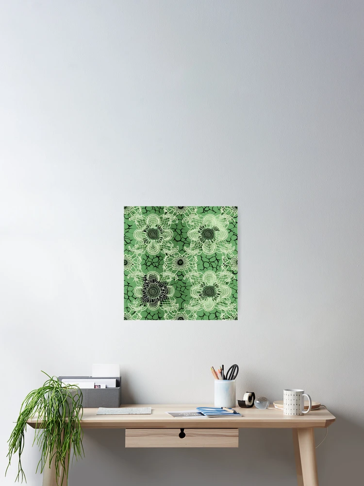 Thumbnail 2 of 3, Poster, Lace Pattern designed and sold by SideSignal.