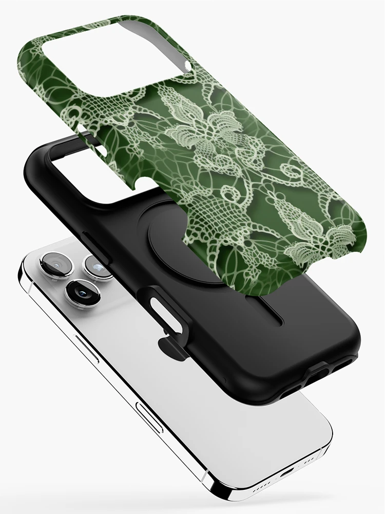 Thumbnail 2 of 4, iPhone Case, Lace Pattern designed and sold by SideSignal.