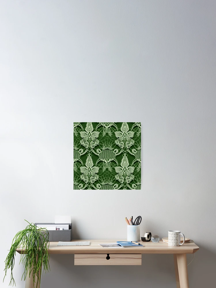 Thumbnail 2 of 3, Poster, Lace Pattern designed and sold by SideSignal.