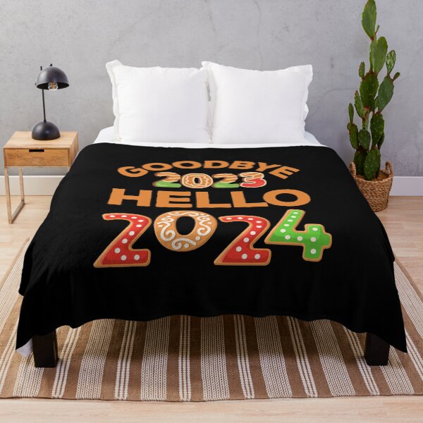 Item preview, Christmas Pajamas Goodbye 2023 Hello 2024 designed and sold by artworkbyrihen.
