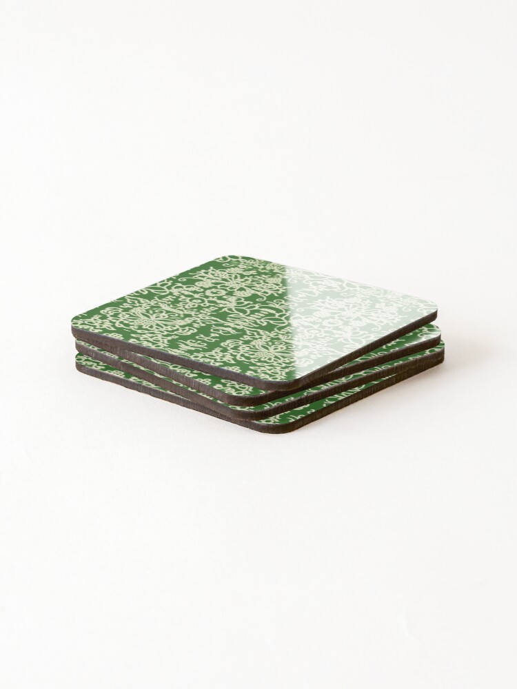 Thumbnail 4 of 5, Coasters (Set of 4), Lace Pattern designed and sold by SideSignal.