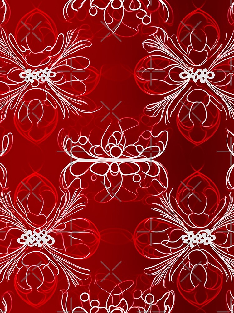 Thumbnail 3 of 3, Scarf, Lace Pattern designed and sold by SideSignal.