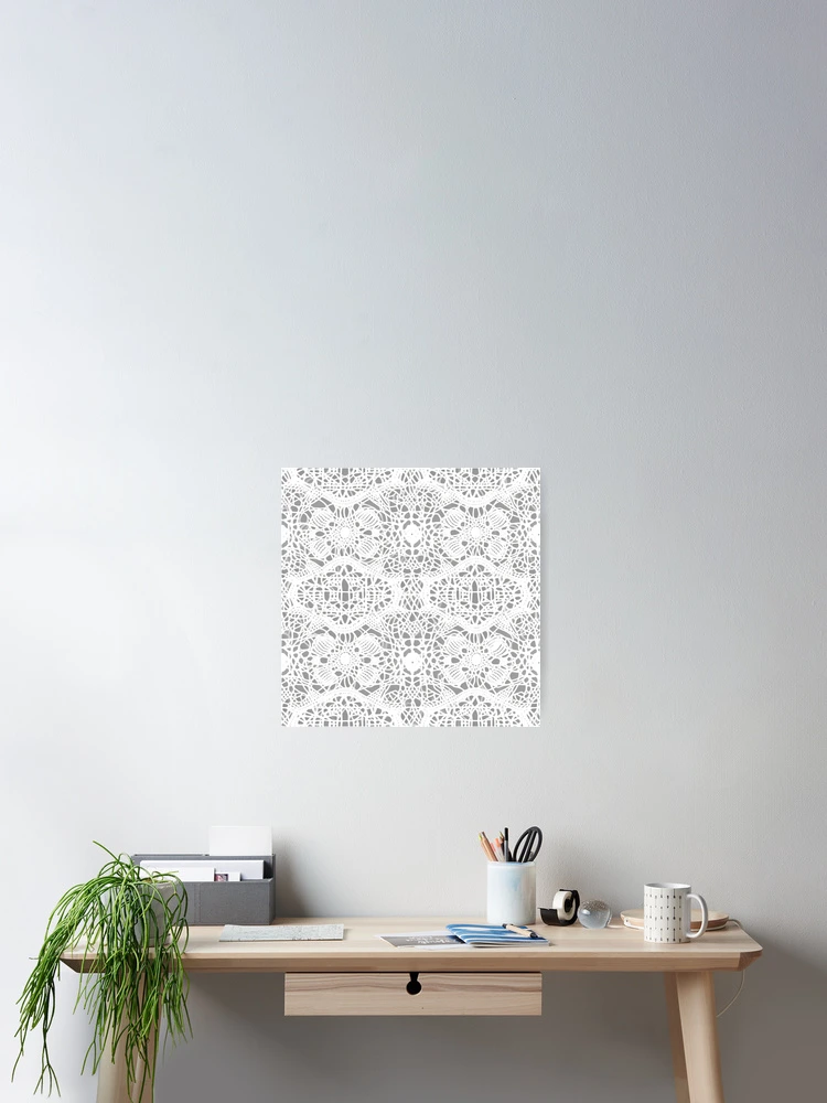 Thumbnail 2 of 3, Poster, Lace Pattern designed and sold by SideSignal.