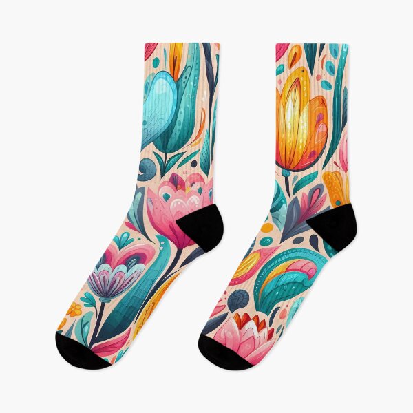 Item preview, Abstract and Cute Floral Pattern designed and sold by Kittyzens.