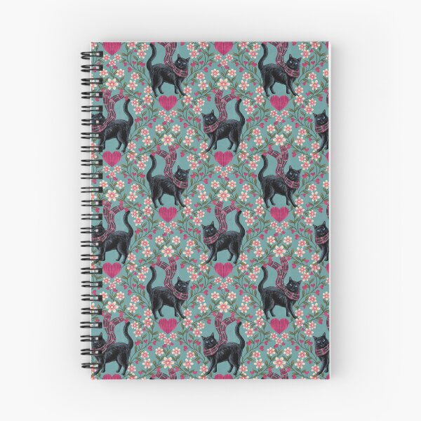 Item preview, Black Cat Valentine Pattern designed and sold by dragonstarart.