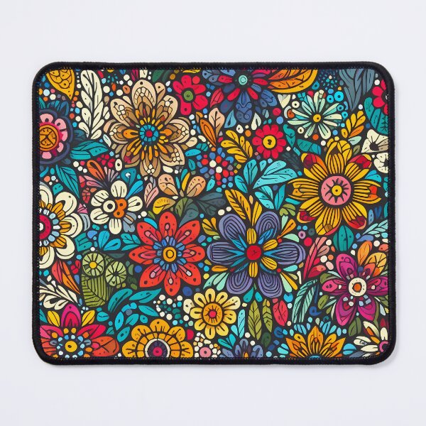 Item preview, Abstract and Cute Floral Pattern designed and sold by Kittyzens.