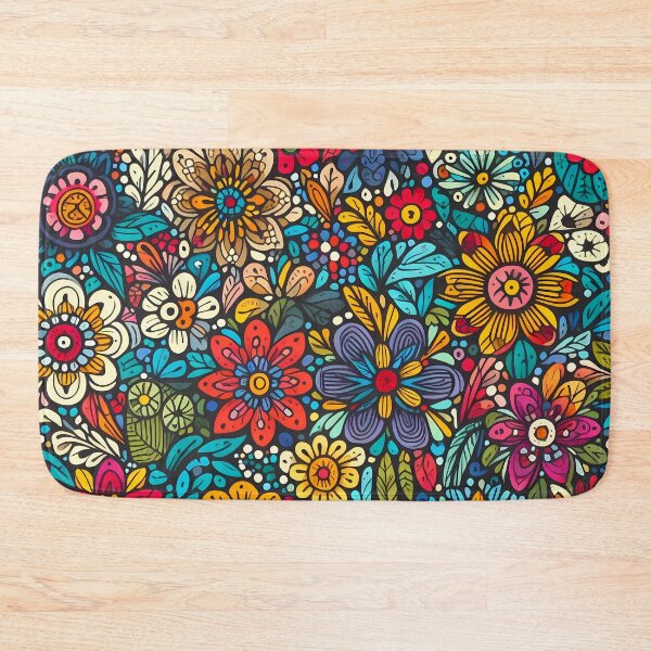 Item preview, Abstract and Cute Floral Pattern designed and sold by Kittyzens.