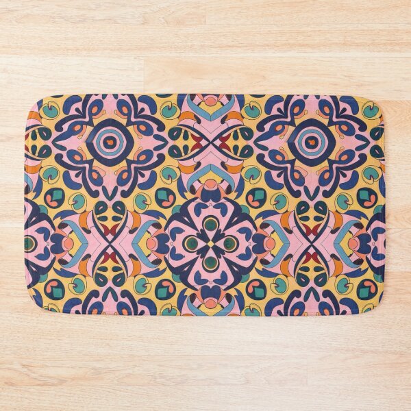 Item preview, colorful abstract tile pattern  designed and sold by EasyPrints337.