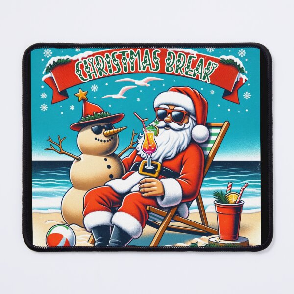 Item preview, Christmas Beach Relaxation designed and sold by ArtFeverShop.