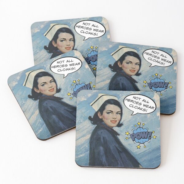 Item preview, Not All Heroes Wear Cloaks! Nurse Humor designed and sold by SSustainable.