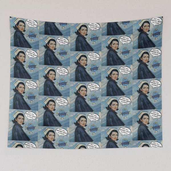 Item preview, Not All Heroes Wear Cloaks! Nurse Humor designed and sold by SSustainable.