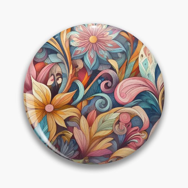Item preview, Abstract and Cute Floral Pattern designed and sold by Kittyzens.