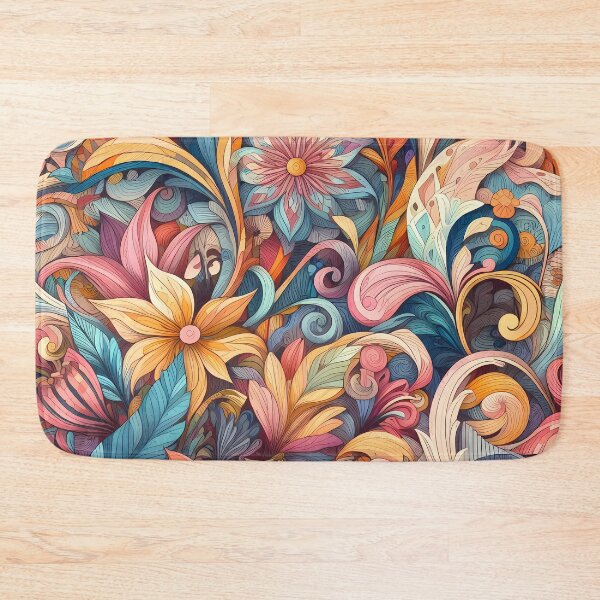Item preview, Abstract and Cute Floral Pattern designed and sold by Kittyzens.