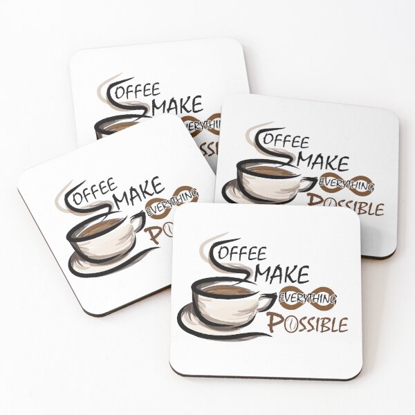 Item preview, Coffee Make everything possible designed and sold by DiGi-Shirts.