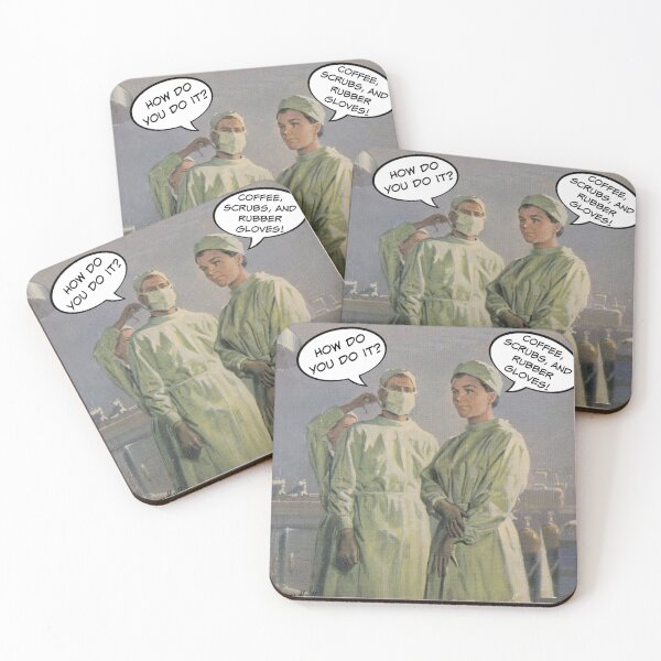 Item preview, Coffee, Scrubs, and Rubber Gloves! Nurse Humor designed and sold by SSustainable.
