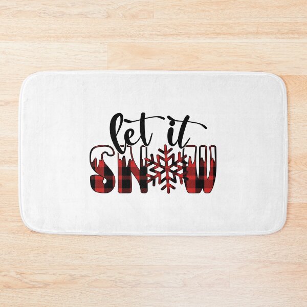 Item preview, Let It Snow Buffalo Plaid - Cozy Winter designed and sold by EsteticaVerus.