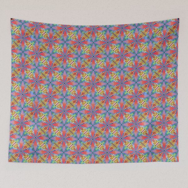 Item preview, Vibrant kaleidoscope tile pattern designed and sold by EasyPrints337.