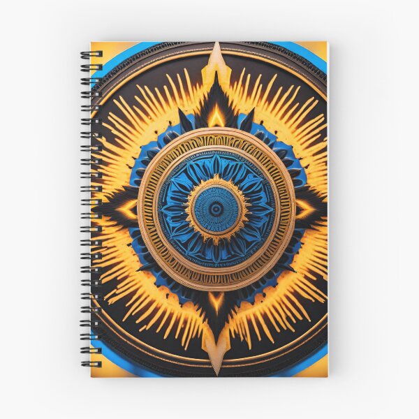 Item preview, Optimistic Burst Fiery Sun Mandala designed and sold by SpiritualManda.