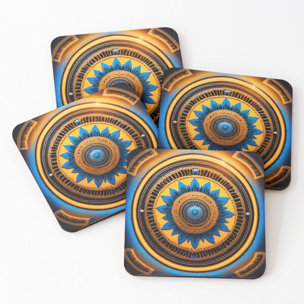 Item preview, Energetic Sunburst Mandala Art designed and sold by SpiritualManda.
