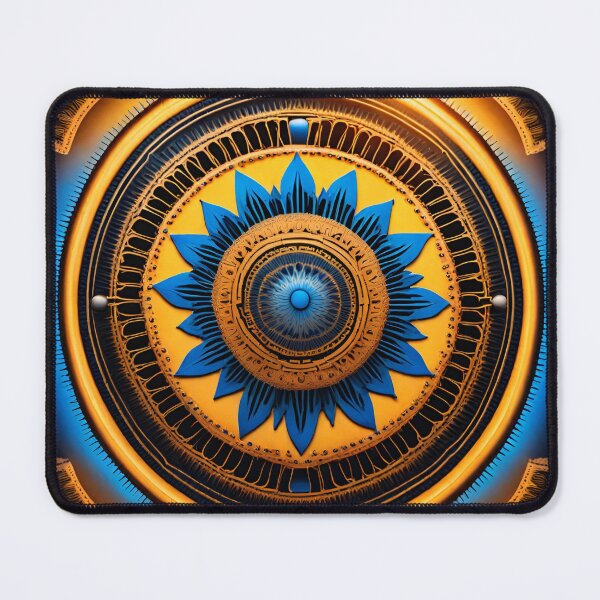 Item preview, Energetic Sunburst Mandala Art designed and sold by SpiritualManda.