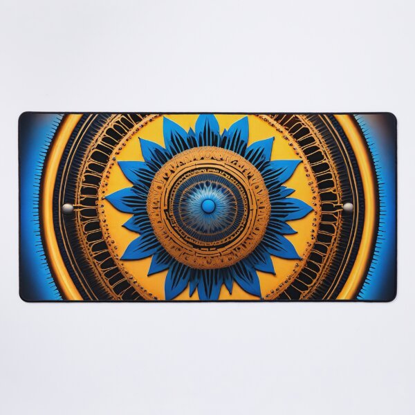 Item preview, Energetic Sunburst Mandala Art designed and sold by SpiritualManda.