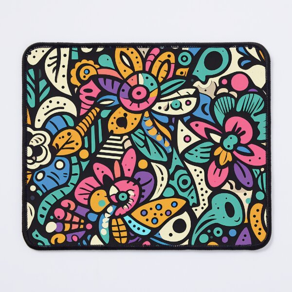 Item preview, Abstract and Cute Floral Pattern designed and sold by Kittyzens.