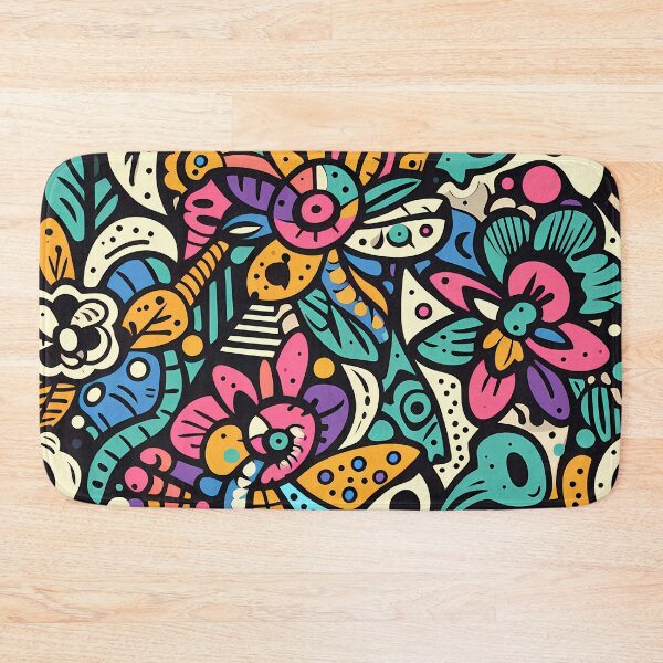 Item preview, Abstract and Cute Floral Pattern designed and sold by Kittyzens.