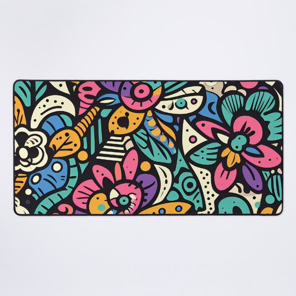 Item preview, Abstract and Cute Floral Pattern designed and sold by Kittyzens.