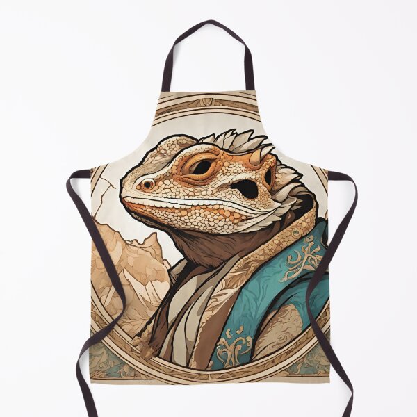 Item preview, Art Nouveau Bearded Dragon designed and sold by frykitty.
