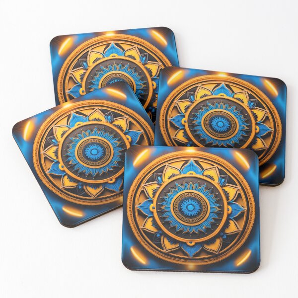Item preview, Energetic Sunburst Mandala Artwork designed and sold by SpiritualManda.