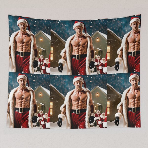 Item preview, ryan gosling Santa Claus designed and sold by warshipologiste.