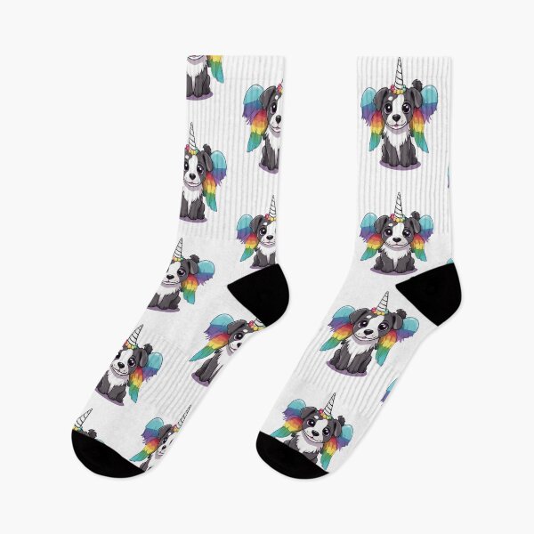Item preview, Cute Magical Kawaii Unicorn Puppy Dog With Rainbow Wings designed and sold by gillys.